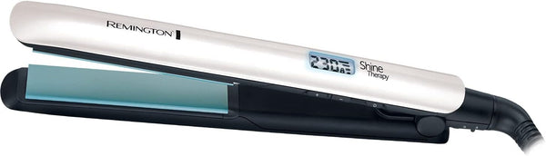 Remington Shine Therapy Hair Straightener with Advanced Ceramic coating infused with Moroccan Argan Oil for sleek & smooth glide, Floating plates, Digital display, 9 settings 150°C–230°C
