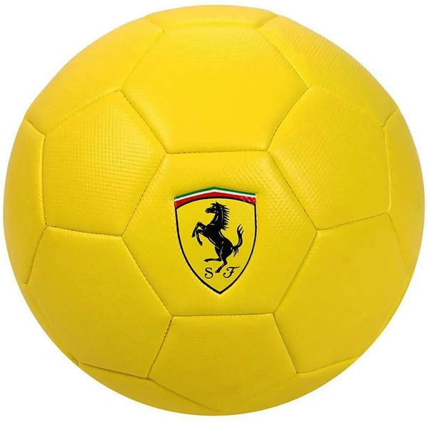 OFFICIAL SCUDERIA FERRARI FOOTBALL SOCCER BALL SPORTS SIZE 5 YELLOW