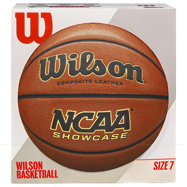 Wilson Basketball NCAA Showcase Composite Leather Basket Ball Game NBA29.5"Size7