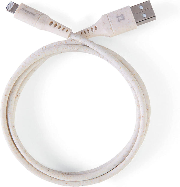 XtremeMac Premium ECO USB to Lightning Cable (2 Meters), MFi Certified Apple iPhone Charging Cable